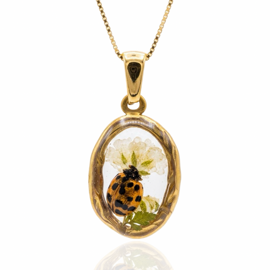 Lady Bug Necklace