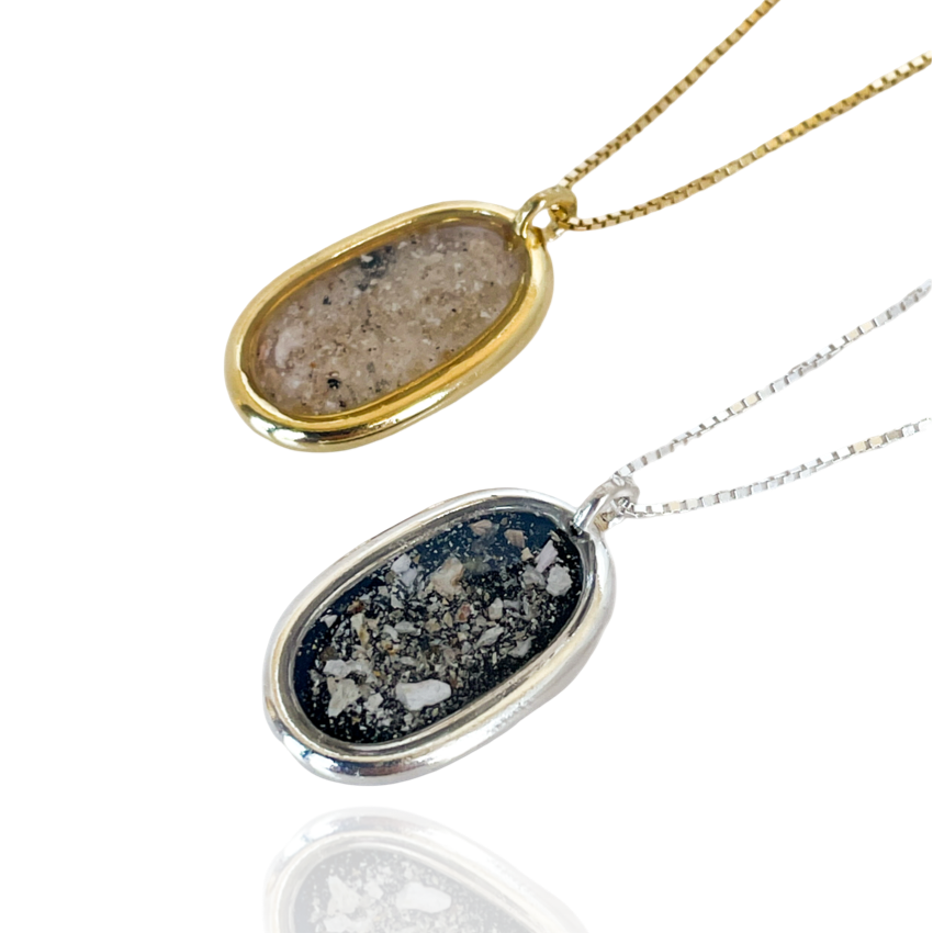 アクセサリー Mahalo Oval Keepsake Necklace – Mosh Jewelry