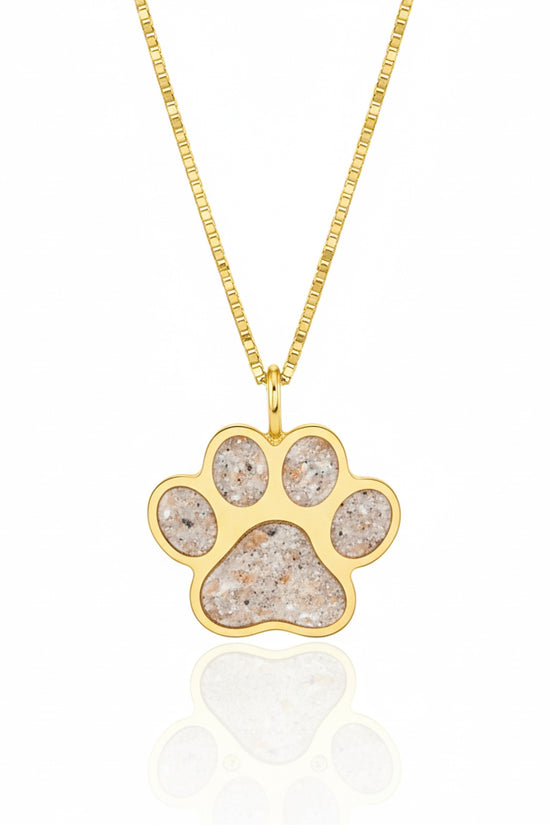Pet Paw Keepsake Necklace