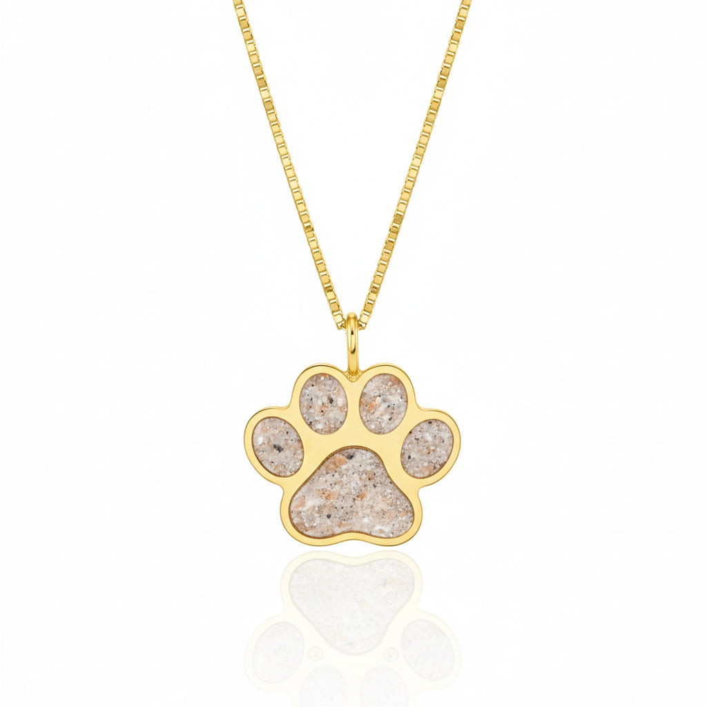 Pet Paw Keepsake Necklace