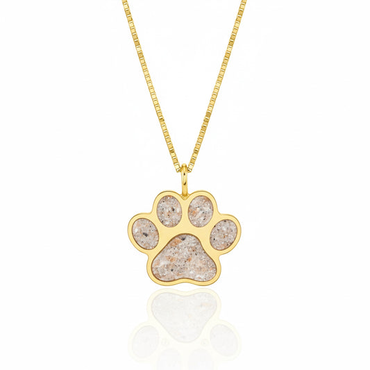 Pet Paw Keepsake Necklace