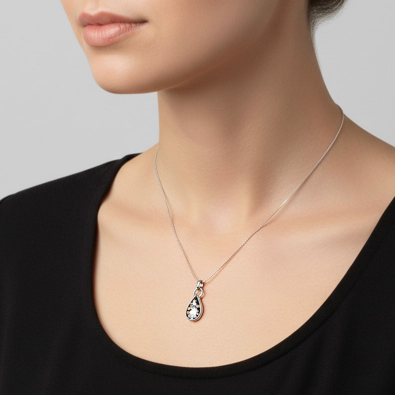 Teardrop Keepsake Necklace