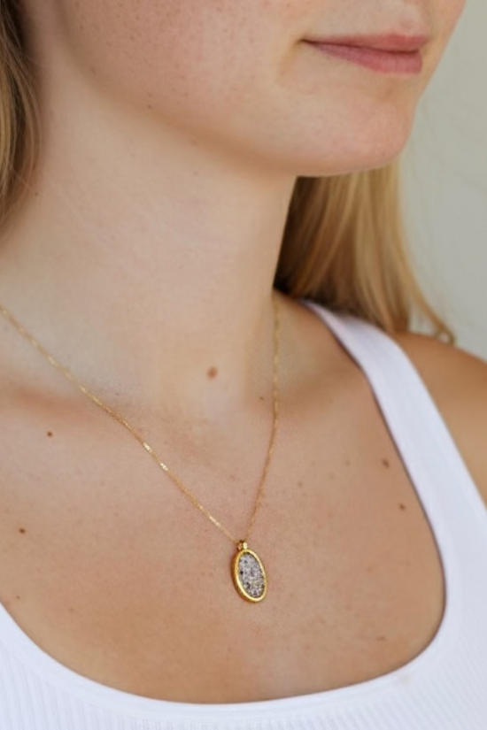 Oval Keepsake Necklace