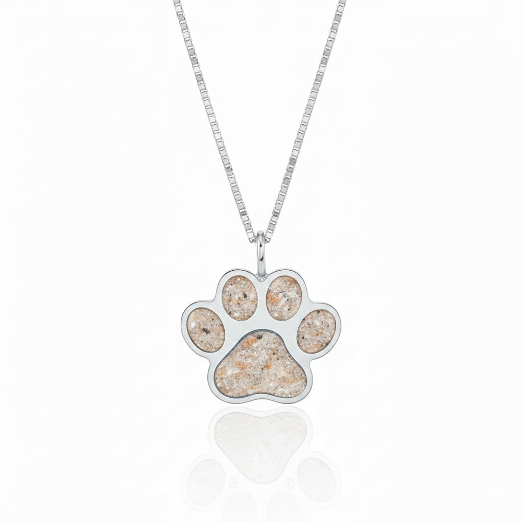 Pet Paw Keepsake Necklace