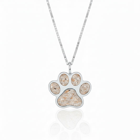 Pet Paw Keepsake Necklace
