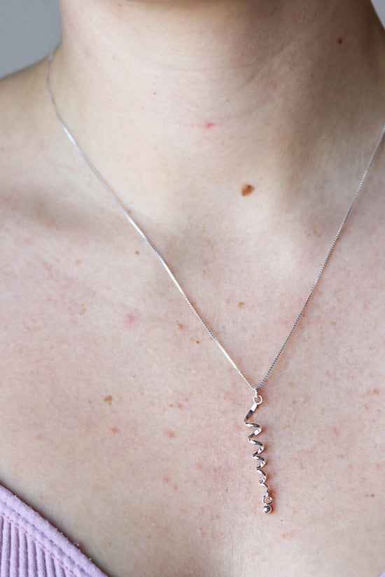 Flower Holder necklace & earrings