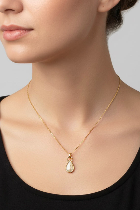 Teardrop Keepsake Necklace
