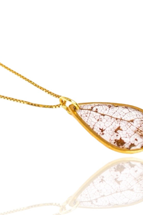 Skeleton Leaf Necklace