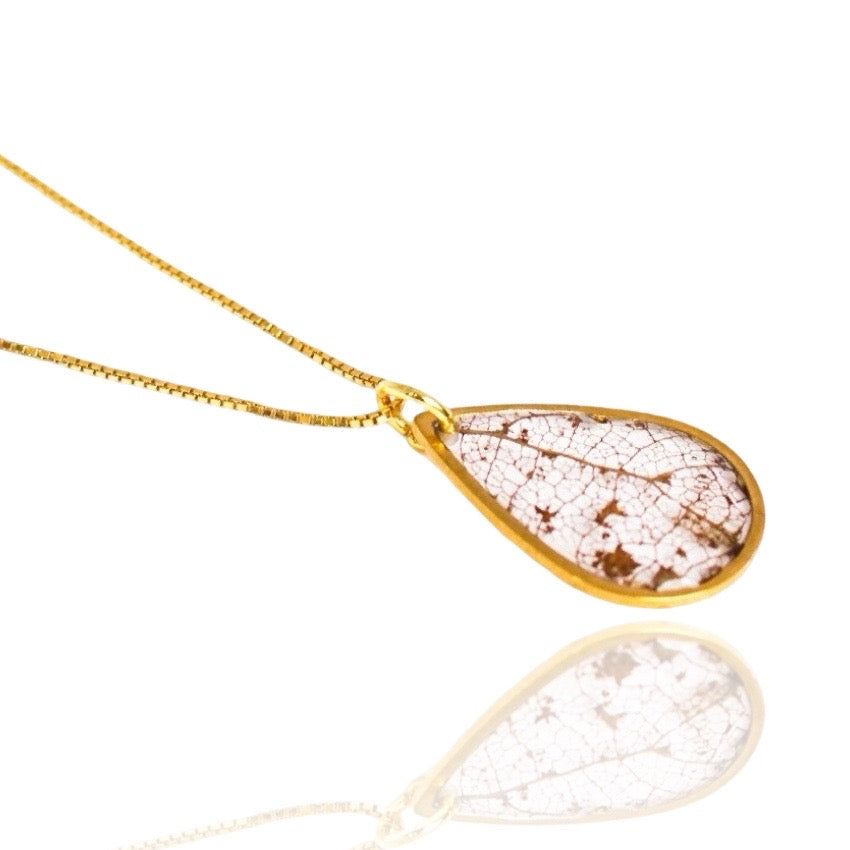 Skeleton Leaf Necklace