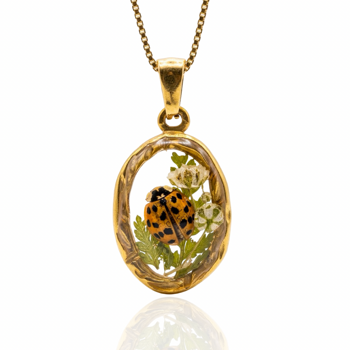 Lady Bug Necklace