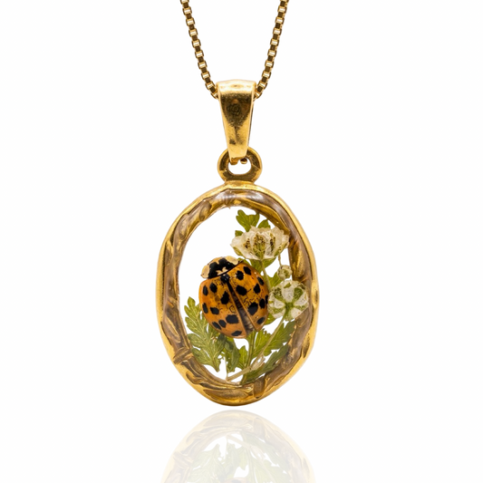 Lady Bug Necklace