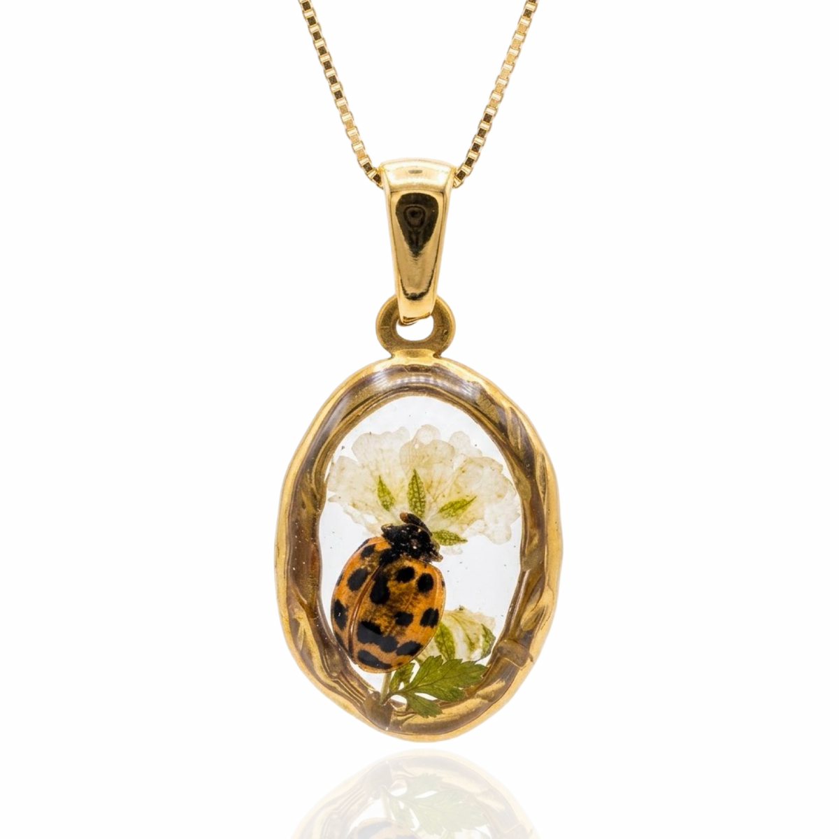 Lady Bug Necklace