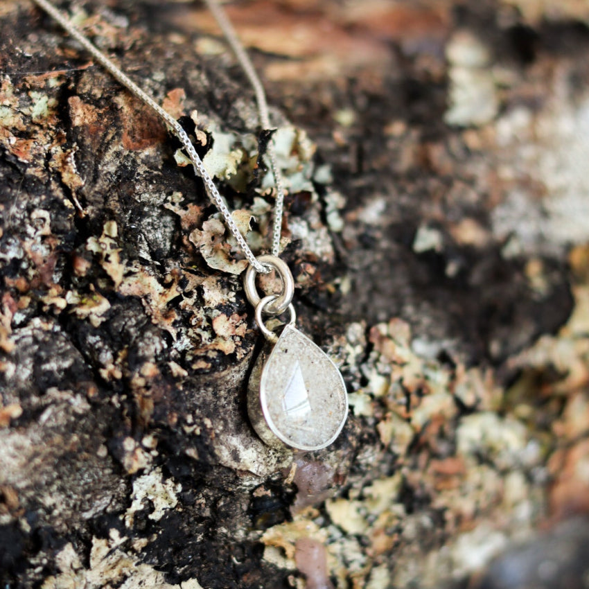 Teardrop Keepsake Necklace