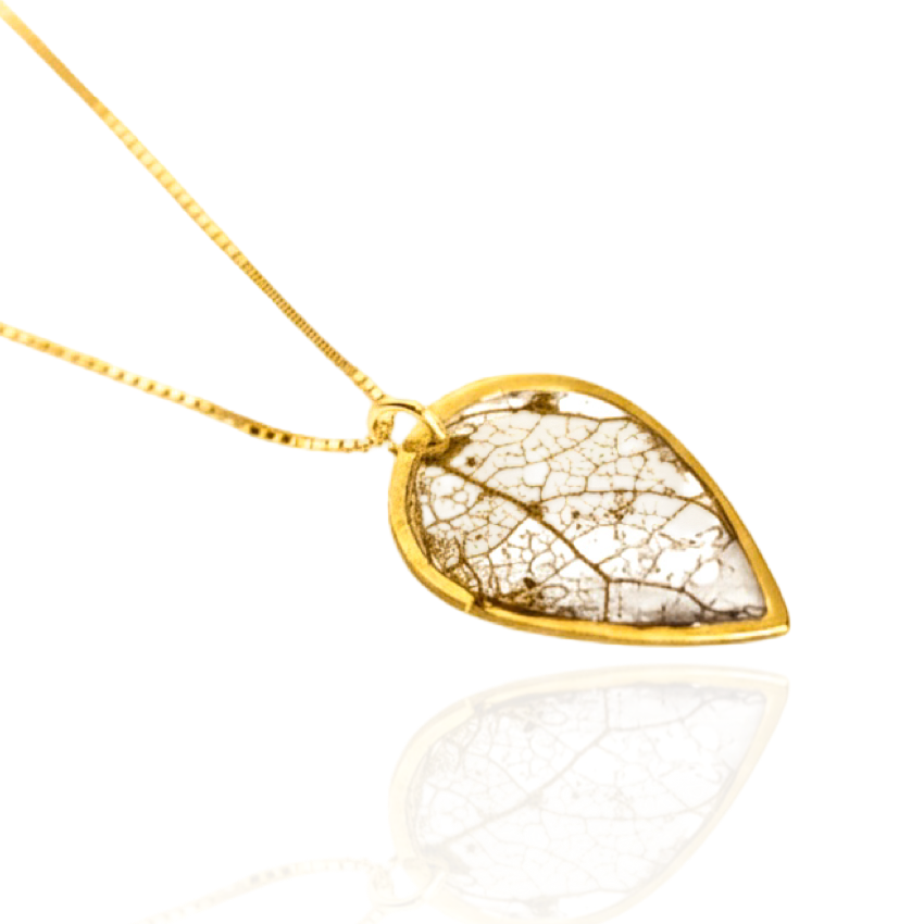 Skeleton Leaf Necklace