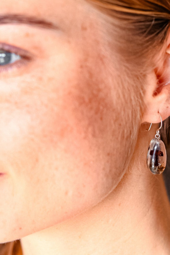 Crystal Mushroom Earrings
