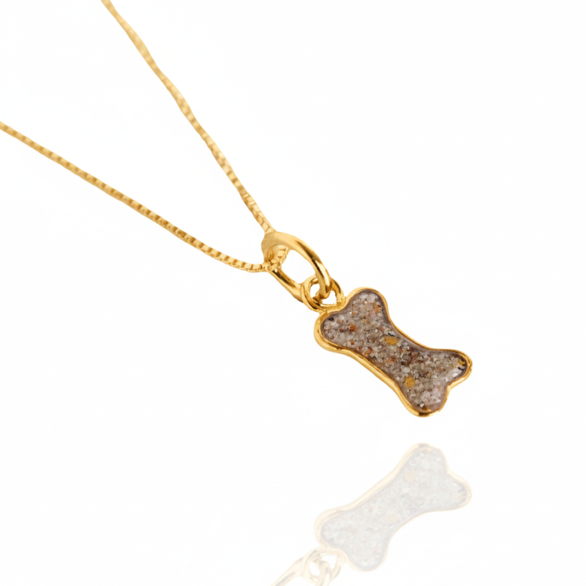 Dog Bone Keepsake Necklace