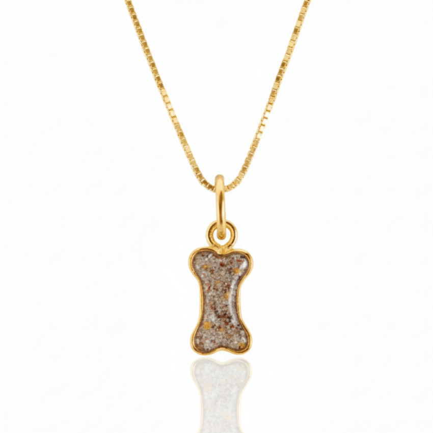 Dog Bone Keepsake Necklace