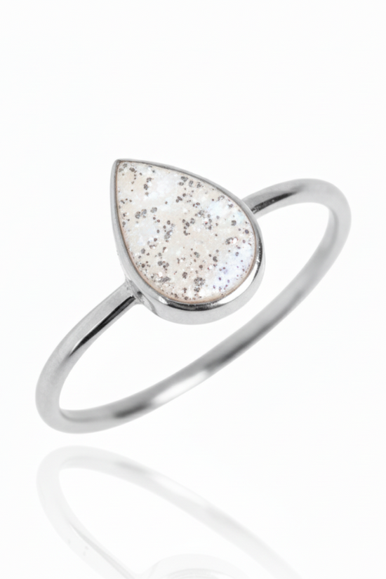 Teardrop Keepsake Ring
