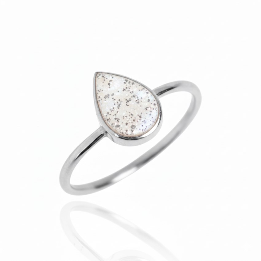 Teardrop Keepsake Ring