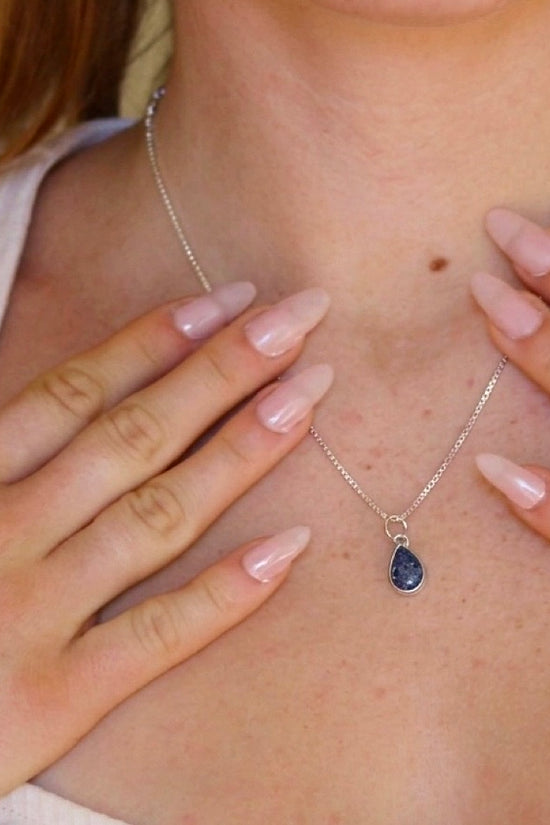 Teardrop Keepsake Necklace