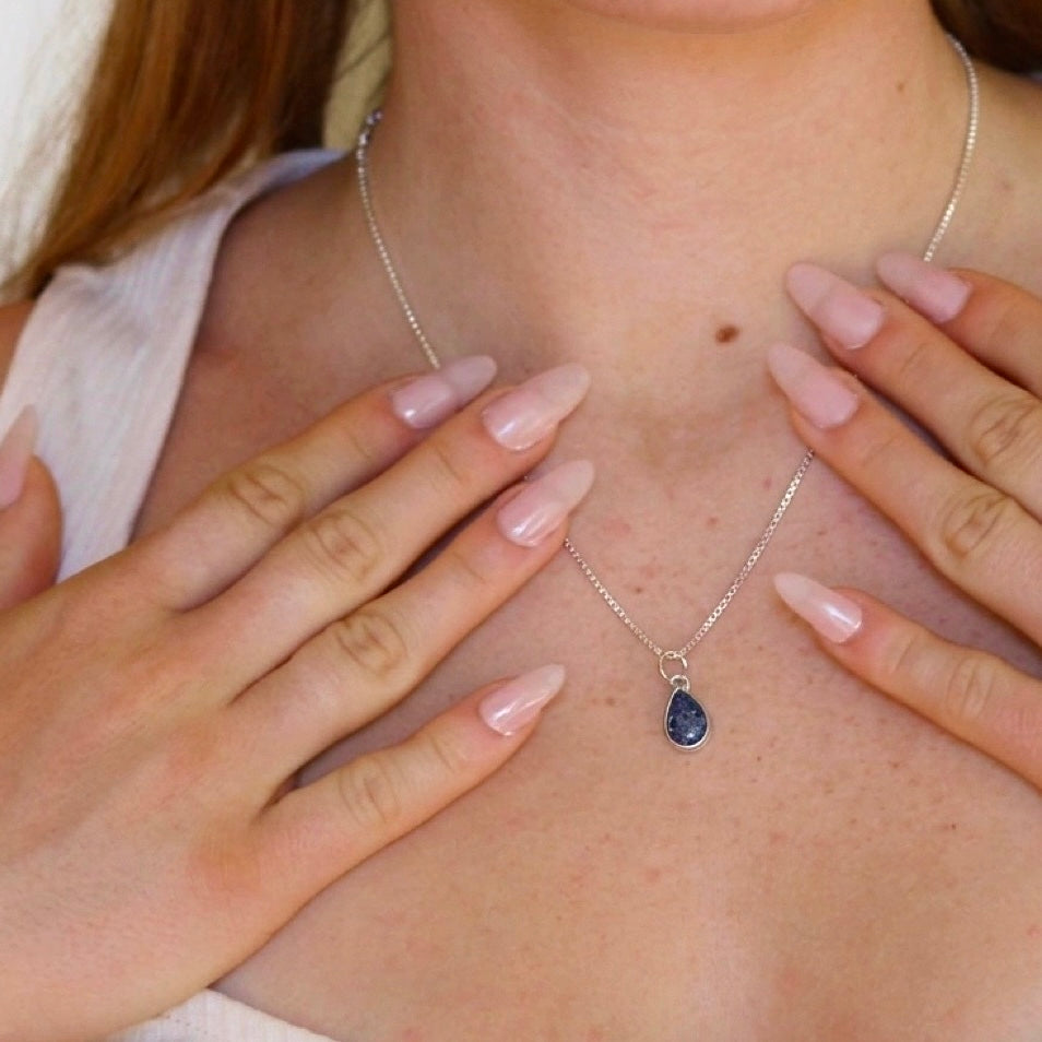 Teardrop Keepsake Necklace