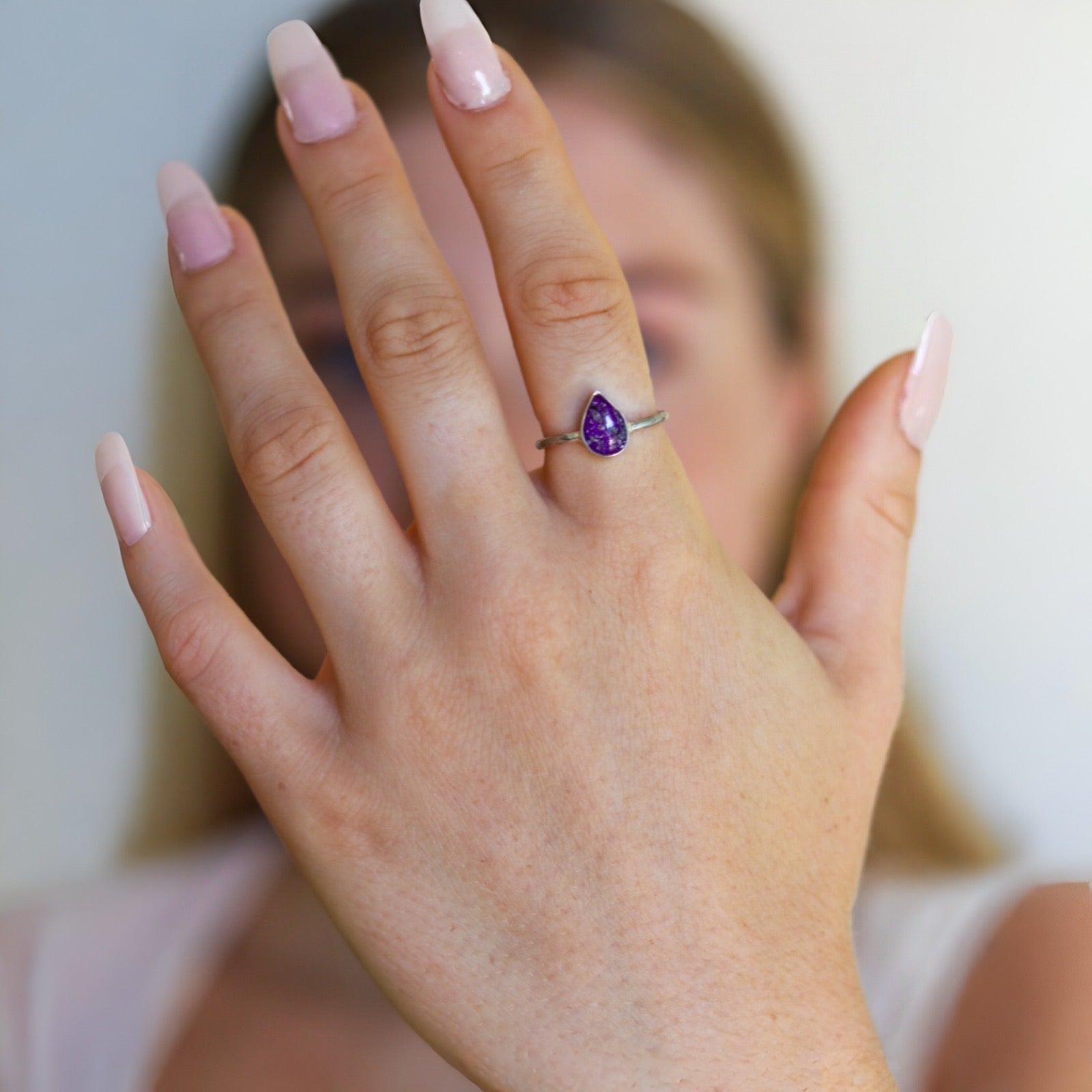 Teardrop Keepsake Ring