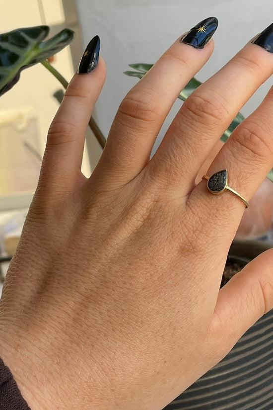 Teardrop Keepsake Ring