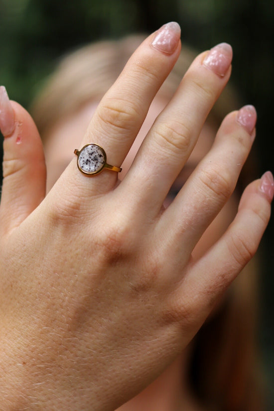Oval Keepsake Adjustable Ring
