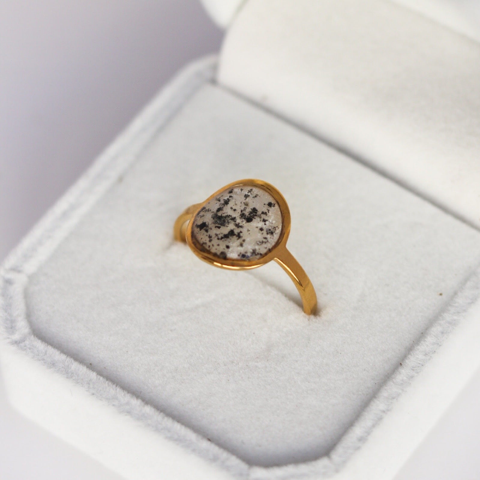 Oval Keepsake Adjustable Ring