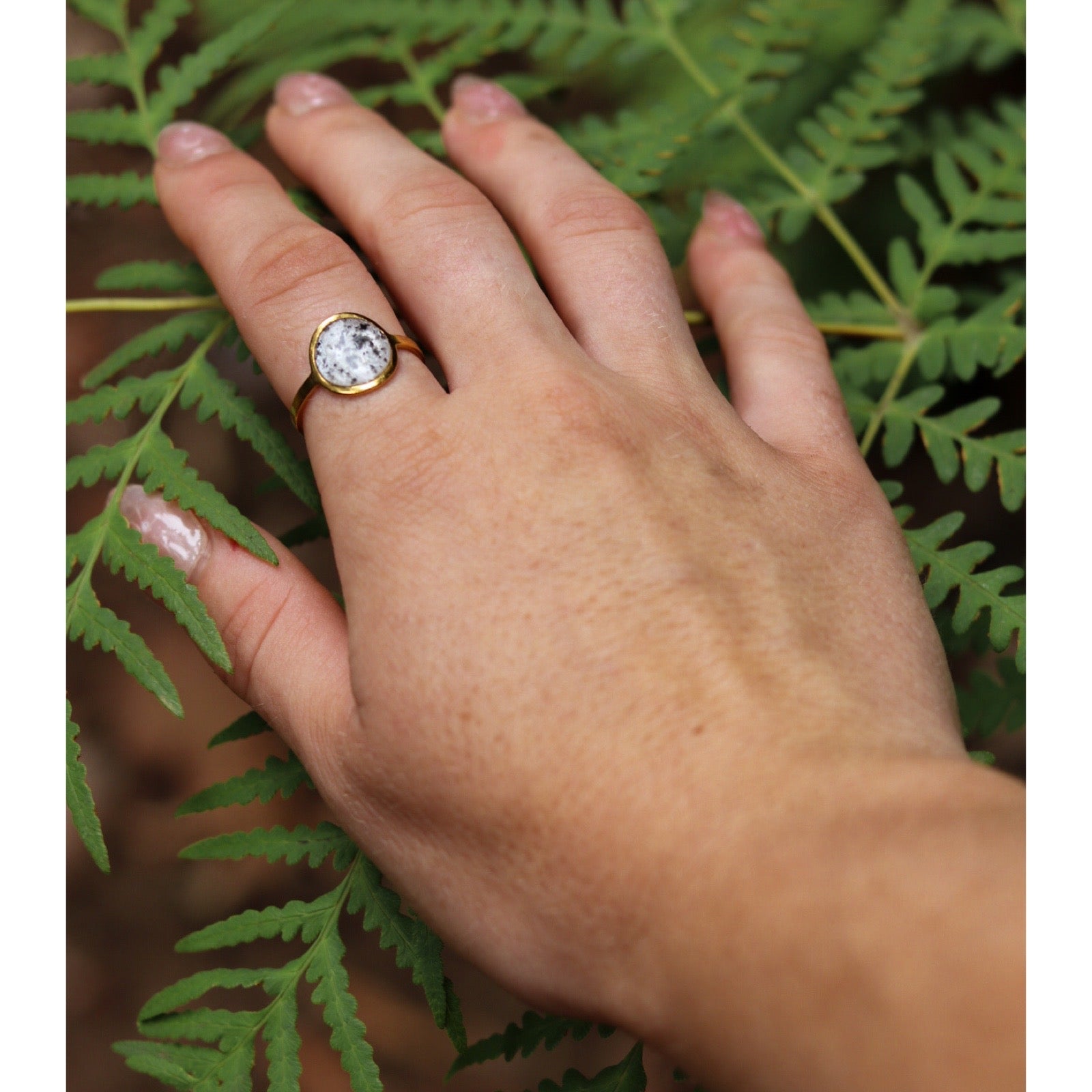 Oval Keepsake Adjustable Ring