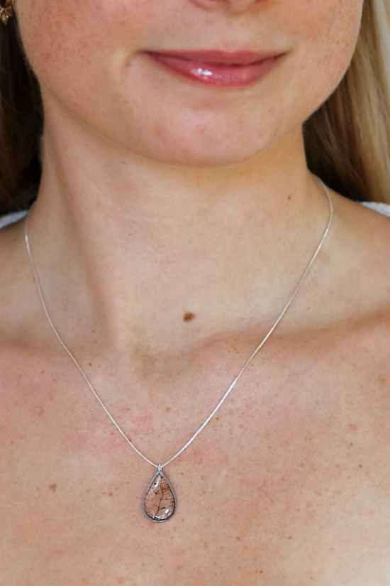 Skeleton Leaf Necklace