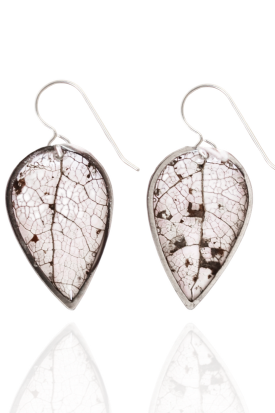 Skeleton Leaf Earrings