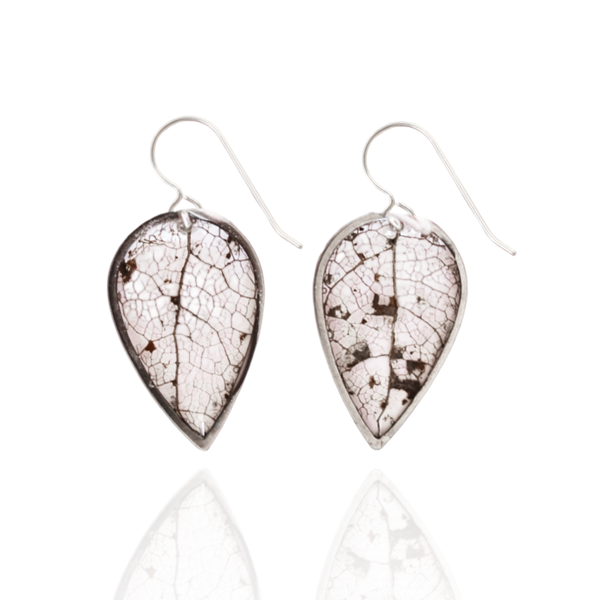 Skeleton Leaf Earrings