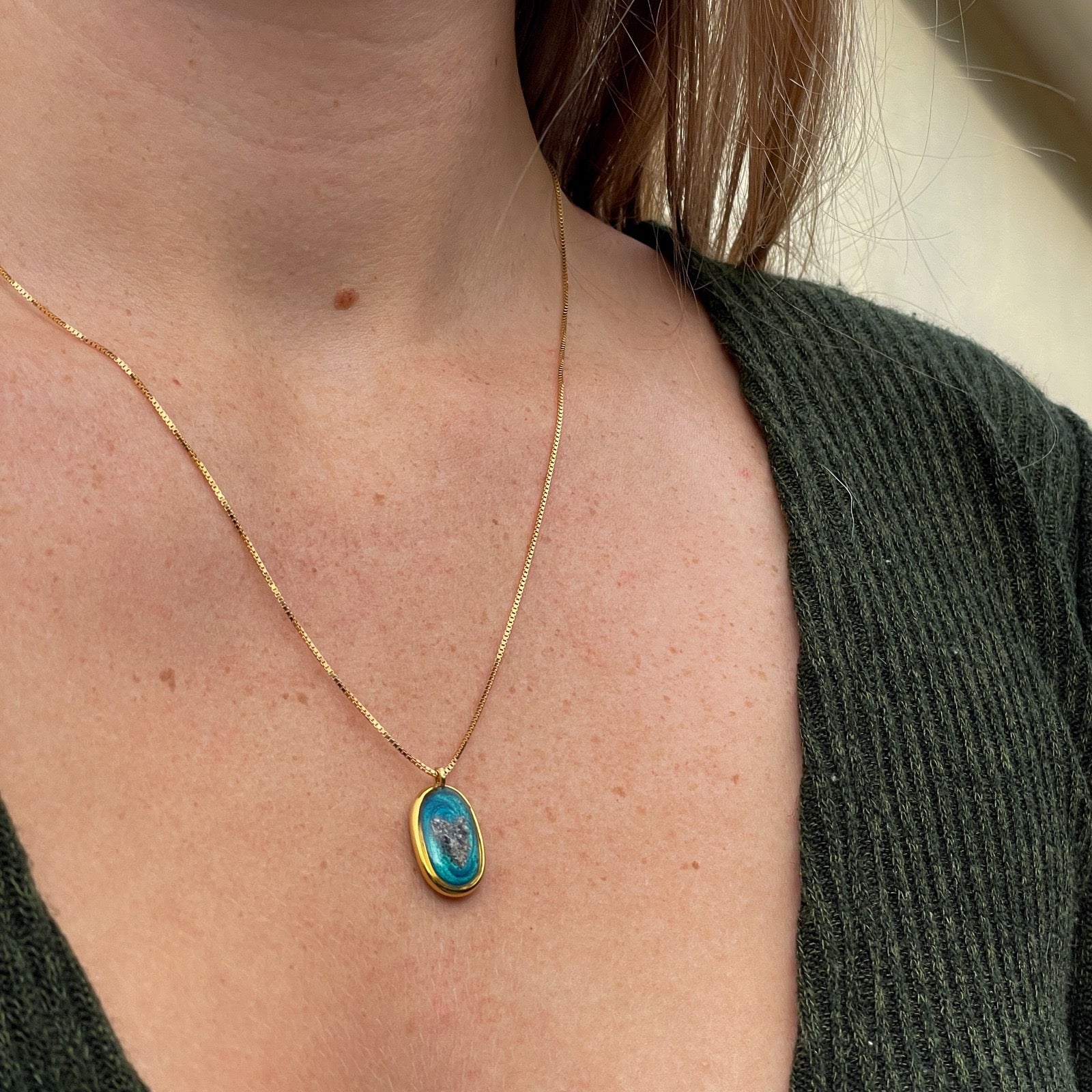 Oval Keepsake Necklace