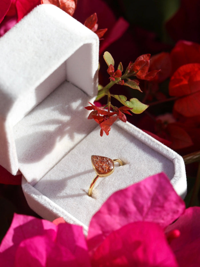 Teardrop Keepsake Ring