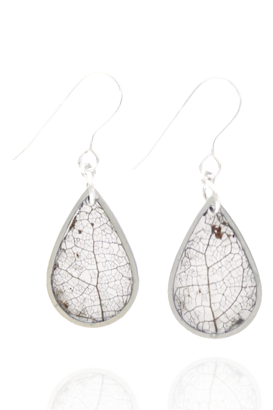 Skeleton Leaf Earrings