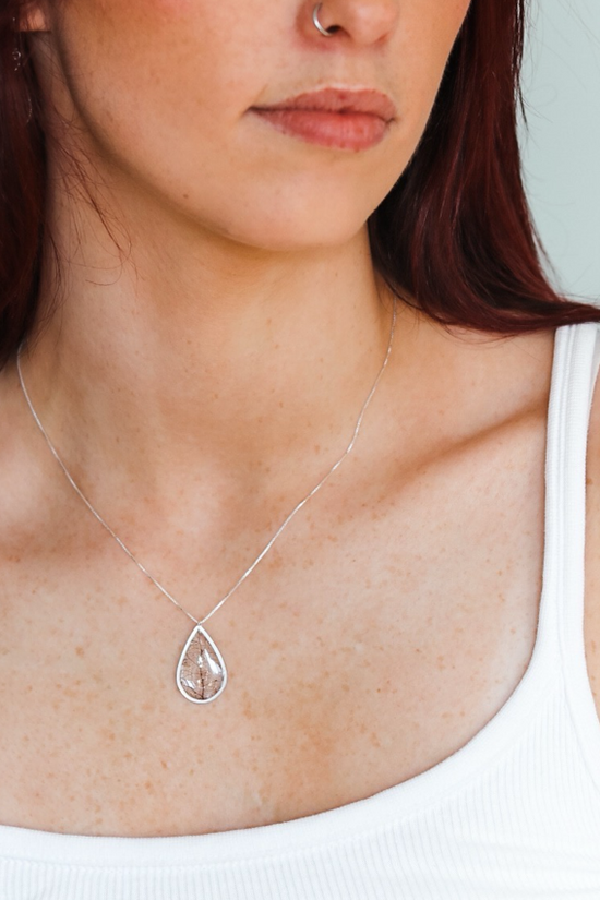 Skeleton Leaf Necklace