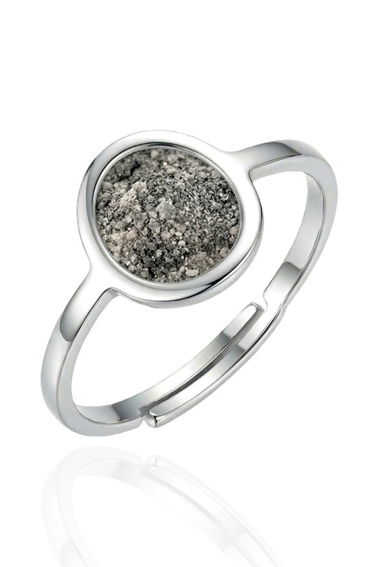 Oval Keepsake Adjustable Ring
