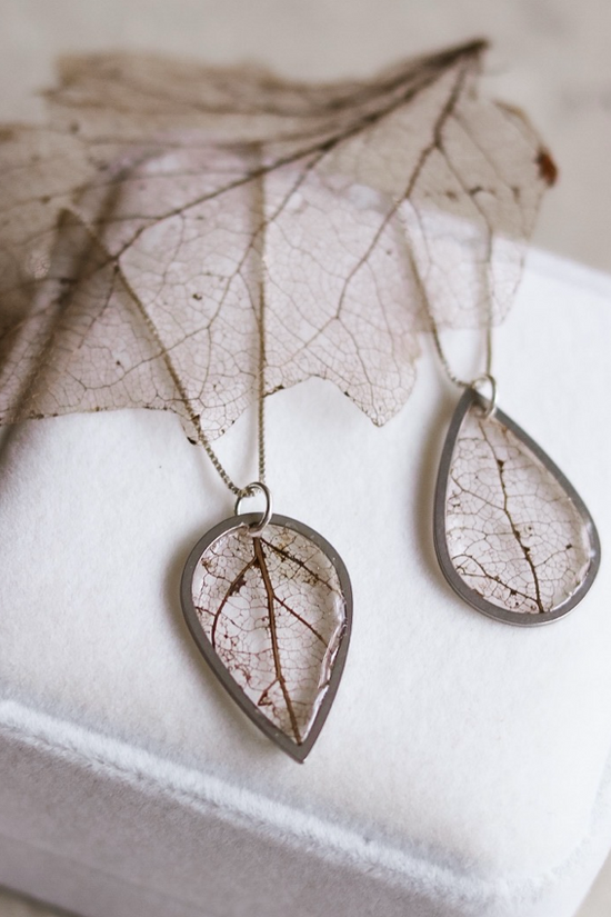 Skeleton Leaf Necklace