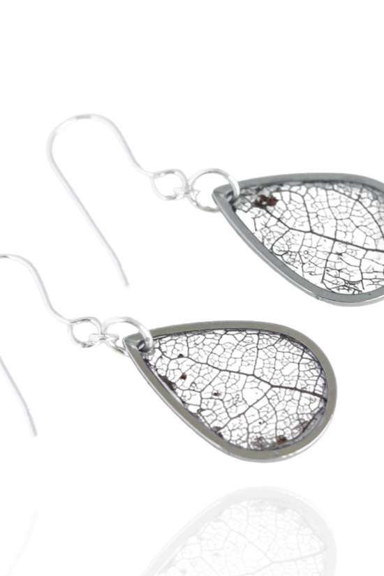 Skeleton Leaf Earrings