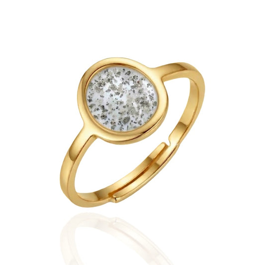 Oval Keepsake Adjustable Ring