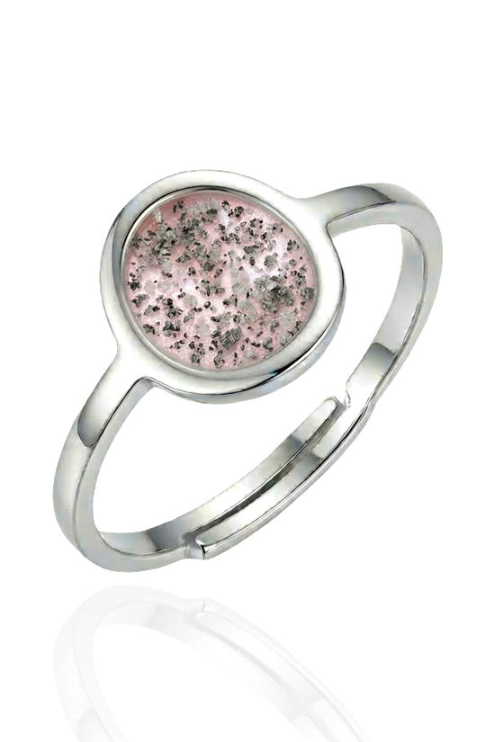 Oval Keepsake Adjustable Ring