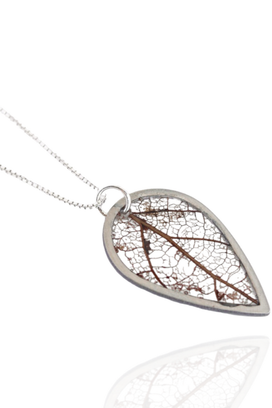 Skeleton Leaf Necklace