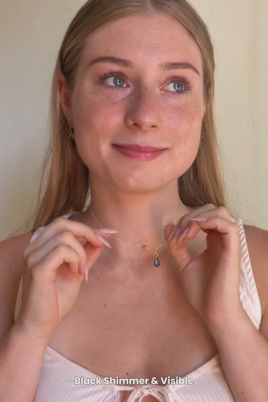 Teardrop Keepsake Necklace