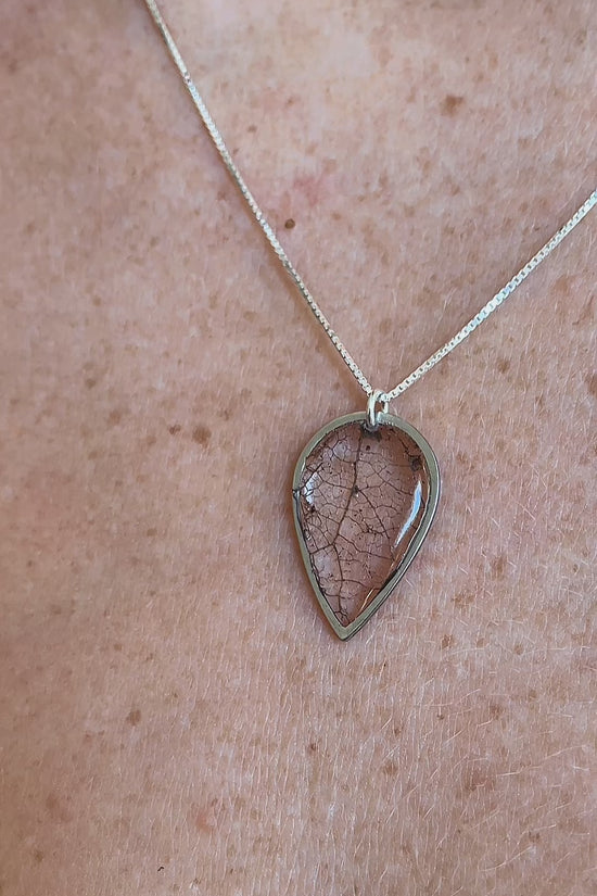 Skeleton Leaf Necklace