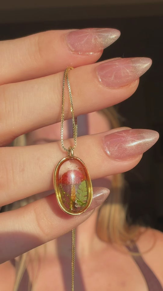 Portal Mushroom Pendant